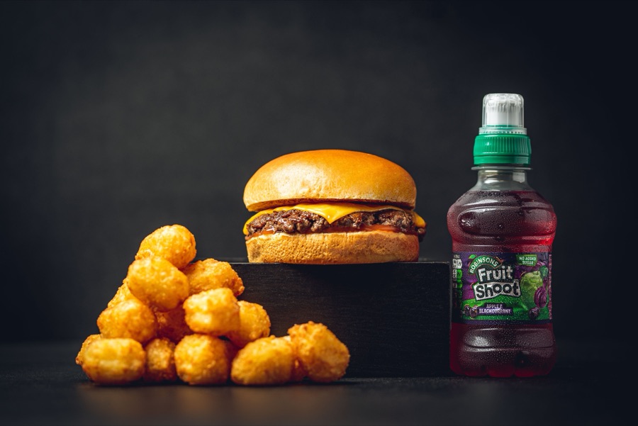 Kids Cheeseburger Meal at PHAT Buns