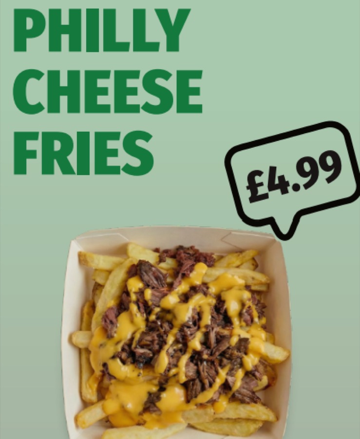 Philly Cheese Fries at PHAT Buns