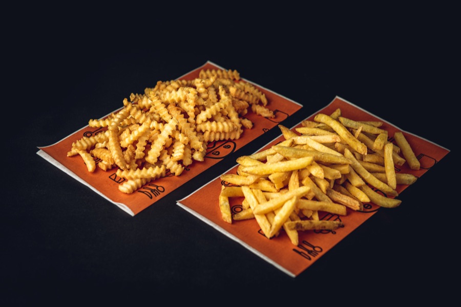 Skin On Fries at PHAT Buns